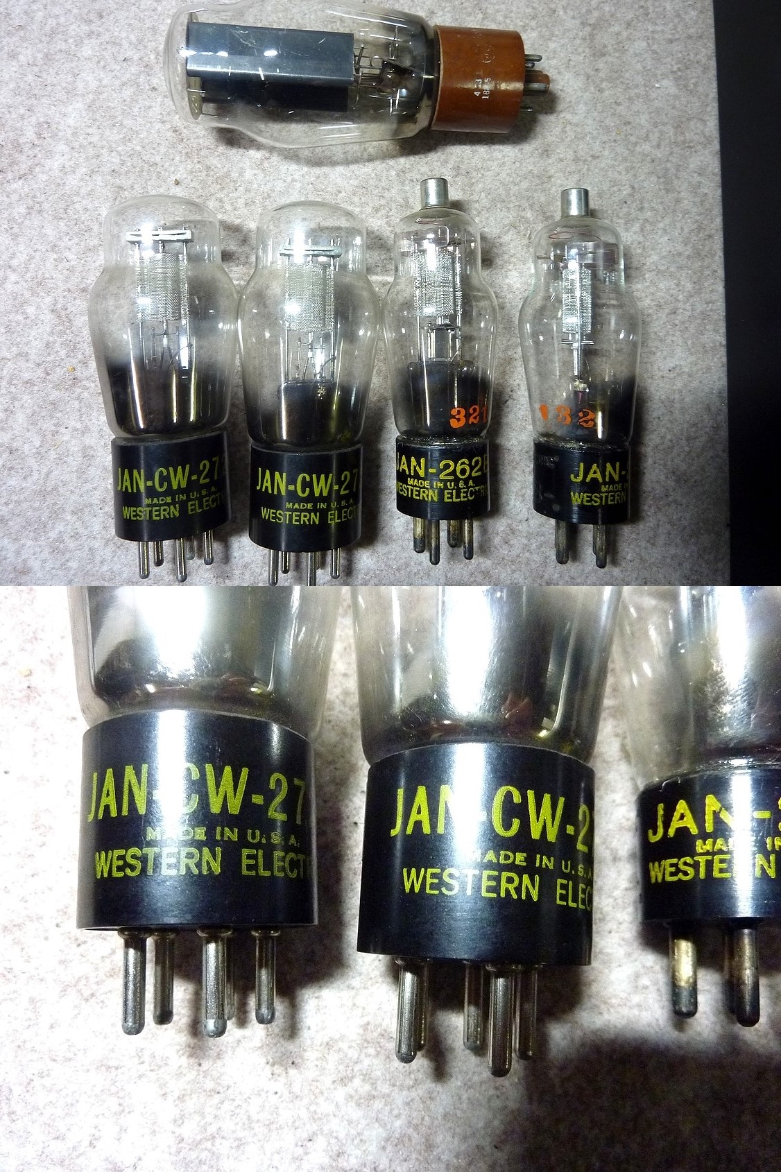 WESTERN ELECTRIC製メッシュ262B真空管１本　導通確認済 A WESTERN ELECTRIC製メッシュ262B真空管1本 導通確認済 A WESTERN